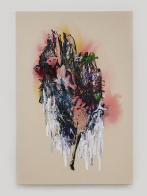 Sample artwork by Marc Seguin (Born 1970), known for found images from internet and photography sources, mixed media - View similar artists and auction records
